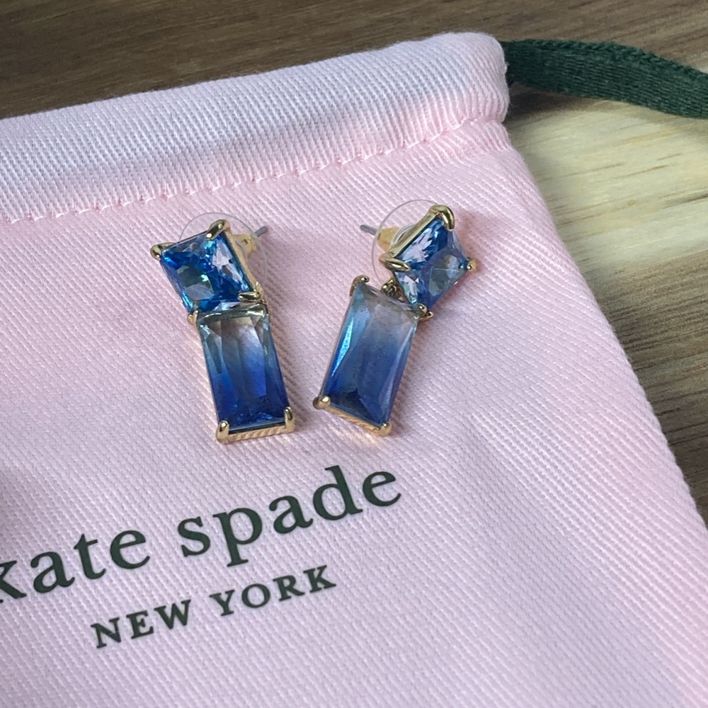 Kate Spade Shine On Baguette Ombre Earrings